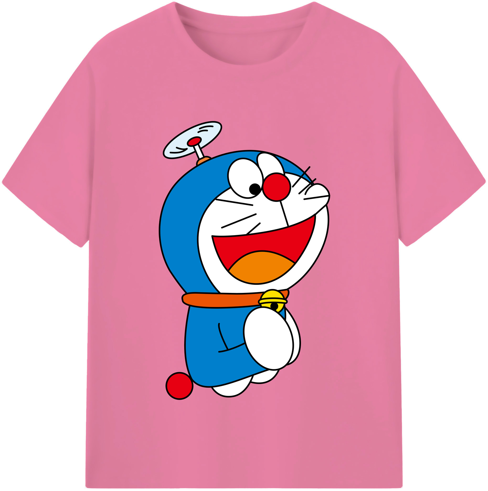 （画像用） ドラえもん Doraemon 綿100％半袖Tシャツ（フロントプリント）